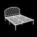 Nordic Modern Minimalist Ecofriendly Iron Bed Luxury Wealth Bed Single Double