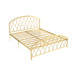 Nordic Modern Minimalist Ecofriendly Iron Bed Luxury Wealth Bed Single Double
