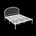 Nordic Modern Minimalist Ecofriendly Iron Bed Luxury Wealth Bed Single Double