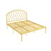 Nordic Modern Minimalist Ecofriendly Iron Bed Luxury Wealth Bed Single Double