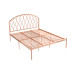 Nordic Modern Minimalist Ecofriendly Iron Bed Luxury Wealth Bed Single Double