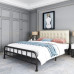 Highend Iron Bed Double Bed 180cm Reinforced Thick Nordic Luxury Single Bed 150cm Children Iron Frame Bed Highend Iron Bed Double Bed 180cm Reinforced Thick Nordic Luxury Single Bed 150cm Children Iron Frame Bed