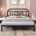 Iron Frame Bed Simple Modern Princess 150cm 180cm Double Single Nordic Child Apartment Rent Iron Frame Bed Simple Modern Princess 150cm 180cm Double Single Nordic Child Apartment Rent