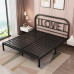Iron Frame Bed Simple Modern Princess 150cm 180cm Double Single Nordic Child Apartment Rent Iron Frame Bed Simple Modern Princess 150cm 180cm Double Single Nordic Child Apartment Rent