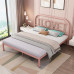 Iron Frame Bed Simple Modern Princess 150cm 180cm Double Single Nordic Child Apartment Rent Iron Frame Bed Simple Modern Princess 150cm 180cm Double Single Nordic Child Apartment Rent
