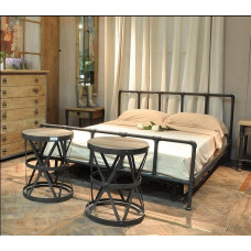 Loft American Country Iron Bed Retro Industrial Style Loft American Country Iron Bed Retro Industrial Style