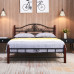 Iron Bed Frame Wooden Bed Legs Steel Wood Structure Thick Tube Height Adjustable