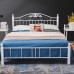 Iron Frame Steel Wood Bed Solid Wood Thickened Tube Simple Style Iron Frame Steel Wood Bed Solid Wood Thickened Tube Simple Style