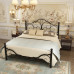Iron Art Bed Double Bed European Retro Princess Eco Single Bed 180cm 150cm Thickened Reinforced Iron Art Bed Double Bed European Retro Princess Eco Single Bed 180cm 150cm Thickened Reinforced