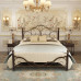 Iron Art Bed Double Bed European Retro Princess Eco Single Bed 180cm 150cm Thickened Reinforced Iron Art Bed Double Bed European Retro Princess Eco Single Bed 180cm 150cm Thickened Reinforced