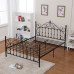 Modern Minimalistic Iron Bed Princess Iron Bed Meters Single Bed for Kids Meters Double Bed Iron Frame Bed