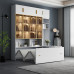 Luxury Cabinet Combination With Glass Door Bunk Bed Folding Multifunctional Invisible Floor Cabinet Wall Bookshelf Luxury Cabinet Combination With Glass Door Bunk Bed Folding Multifunctional Invisible Floor Cabinet Wall Bookshelf