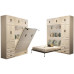 Invisible Foldable Bed Cabinet Multifunctional Small Wooden Bedspace Saving Wallbed Bookshelf Cabinet Invisible Foldable Bed Cabinet Multifunctional Small Wooden Bedspace Saving Wallbed Bookshelf Cabinet