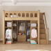 All Wooden Bunk Bed With Wardrobe All Wooden Bunk Bed With Wardrobe
