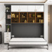 MultiFunction Foldable Murphy Bed Cabinet with Luxurious Light Roll Over Bed for Small Homes MultiFunction Foldable Murphy Bed Cabinet with Luxurious Light Roll Over Bed for Small Homes