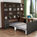 Multifunctional Foldable Invisible Bed Small Room Storage Single Person Telescoping Modern Desk Bookshelf All in One Naptime Hidden Bed Multifunctional Foldable Invisible Bed Small Room Storage Single Person Telescoping Modern Desk Bookshelf All in One Naptime Hidden Bed