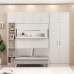 Invisible Bed Closet Folding Bed Study Murphy Bed MultiFunction Flip Bed with Sofa Solid Wood Wall Bed Invisible Bed Closet Folding Bed Study Murphy Bed MultiFunction Flip Bed with Sofa Solid Wood Wall Bed