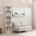 Invisible Bed Closet Folding Bed Study Murphy Bed MultiFunction Flip Bed with Sofa Solid Wood Wall Bed Invisible Bed Closet Folding Bed Study Murphy Bed MultiFunction Flip Bed with Sofa Solid Wood Wall Bed