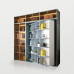 Customized Cabinet Wardrobe Rotating Concealed Bed Multifunctional Rotating Wall Bed Murphy Bed Hardware Accessories