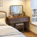 Modern minimalist walnut dressing table Modern minimalist walnut dressing table