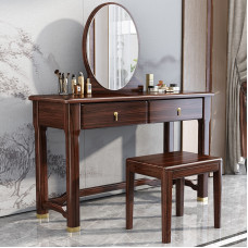 Modern Aesthetic Luxury Classic Master Bedroom Storage Vanity with Mirror