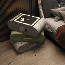 Smart Bedside Cabinet Modern MultiFunction Wireless Charging Luxury Wooden Side Cabinet Smart Bedside Cabinet Modern MultiFunction Wireless Charging Luxury Wooden Side Cabinet