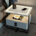 Smart Bedside Cabinet Iron Minimalistic Modern Luxurious Rock Panel Solid Wood Wireless Charging Smart Bedside Cabinet Iron Minimalistic Modern Luxurious Rock Panel Solid Wood Wireless Charging