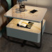 Smart Bedside Cabinet Iron Minimalistic Modern Luxurious Rock Panel Solid Wood Wireless Charging Smart Bedside Cabinet Iron Minimalistic Modern Luxurious Rock Panel Solid Wood Wireless Charging