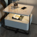 Smart Bedside Cabinet Iron Minimalistic Modern Luxurious Rock Panel Solid Wood Wireless Charging Smart Bedside Cabinet Iron Minimalistic Modern Luxurious Rock Panel Solid Wood Wireless Charging