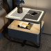 Smart Bedside Cabinet Iron Minimalistic Modern Luxurious Rock Panel Solid Wood Wireless Charging Smart Bedside Cabinet Iron Minimalistic Modern Luxurious Rock Panel Solid Wood Wireless Charging
