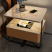 Smart Bedside Cabinet Iron Minimalistic Modern Luxurious Rock Panel Solid Wood Wireless Charging Smart Bedside Cabinet Iron Minimalistic Modern Luxurious Rock Panel Solid Wood Wireless Charging