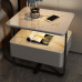 Smart Bedside Cabinet Iron Minimalistic Modern Luxurious Rock Panel Solid Wood Wireless Charging Smart Bedside Cabinet Iron Minimalistic Modern Luxurious Rock Panel Solid Wood Wireless Charging