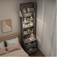 Bedside Cabinet Modern Minimalist Bedroom MultiFunction Bookshelf Storage Rack Bedside Cabinet Modern Minimalist Bedroom MultiFunction Bookshelf Storage Rack