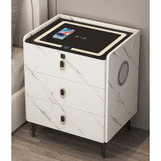 Intelligent Bedside Storage Cabinet Wireless Charging Multifunctional Fingerprint Lock Intelligent Bedside Storage Cabinet Wireless Charging Multifunctional Fingerprint Lock