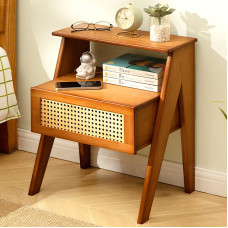 Bedside Cabinet Modern Minimalist Storage Small Cabinet Solid Wood Luxury High End Feeling Wardrobe Bedroom Shelf Bedside Cabinet Modern Minimalist Storage Small Cabinet Solid Wood Luxury High End Feeling Wardrobe Bedroom Shelf