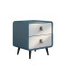 Light Luxury Wooden Bedside Cabinet Simple Modern Home Bedroom Italian Style Storage Cabinet with Leather Light Luxury Wooden Bedside Cabinet Simple Modern Home Bedroom Italian Style Storage Cabinet with Leather