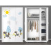 Iron Closet Simple Steel Bedroom Kids Cartoon Wardrobe Balcony Storage Eco Organizer Iron Closet Simple Steel Bedroom Kids Cartoon Wardrobe Balcony Storage Eco Organizer