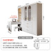 White Corner Computer Desk Wardrobe White Corner Computer Desk Wardrobe