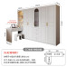 White Corner Computer Desk Wardrobe White Corner Computer Desk Wardrobe