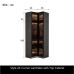 Modern Luxury Custom Glass Wardrobe for Small Bedroom Modern Luxury Custom Glass Wardrobe for Small Bedroom