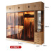 BuiltIn Wardrobe for Bedroom Glass Door Customized Solid Wood