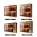 BuiltIn Wardrobe for Bedroom Glass Door Customized Solid Wood