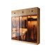 BuiltIn Wardrobe for Bedroom Glass Door Customized Solid Wood