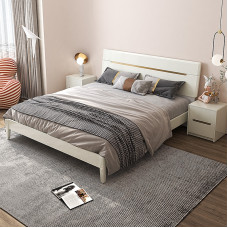 Double Tiger Double People Modern Wood Bedroom Furniture Combination