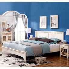 Double Bed Wooden Bedroom Furniture Set