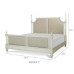 American Vintage Solid Wood Bed Suite Bedroom Furniture White Customizable