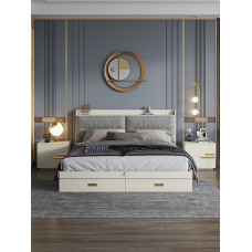 Modern Minimalist Double Bedroom Furniture Set