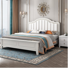 Modern Minimalist American Lifestyle Bedroom Double Bed Set