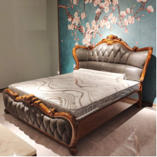black sandalwood bedroom furniture new Chinese style suite