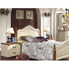 Small Bedroom Mediterranean Double Bed Furniture Set